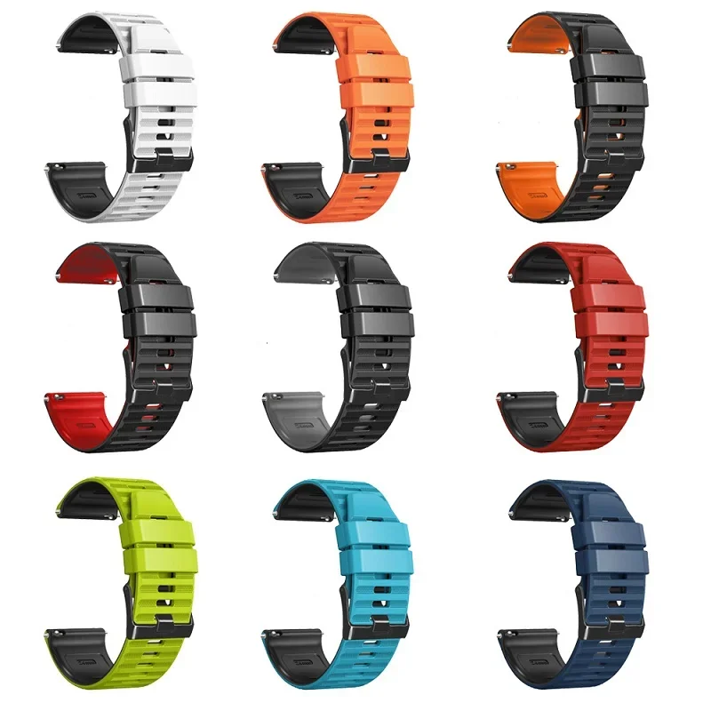 Neues 24-mm-Silikon-Uhrenarmband für Suunto 7/9 /D5 Spartan Sport Wrist HR Baro Smart Watch Band Ersatzarmband Image