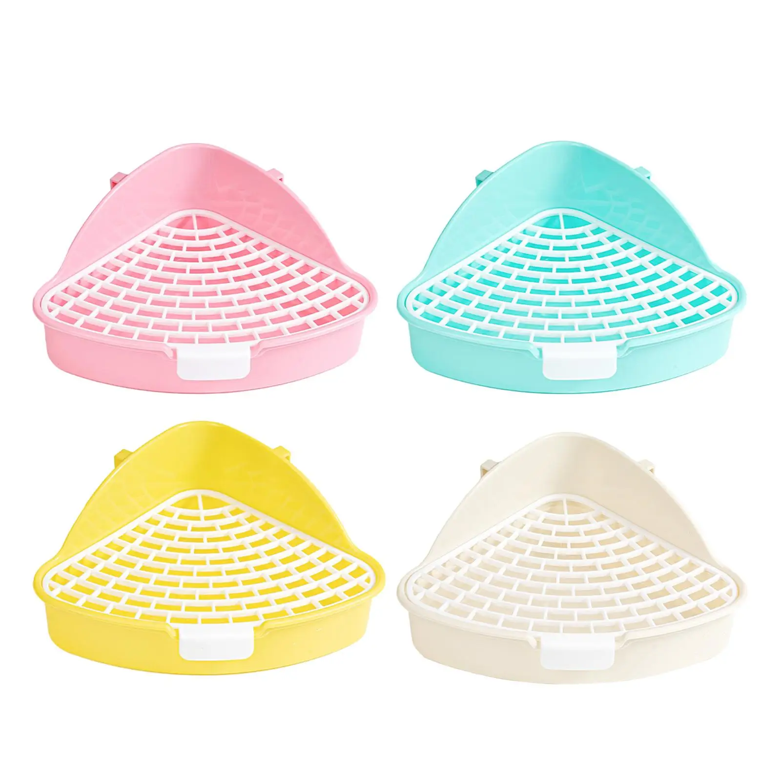 Kaninchen Wurf Pfanne Haustiere Toilette Kleintier Töpfchen Trainer leicht zu reinigen für Kleintiere Hase Hamster Chinchillas Frettchen Image