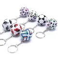 1pc pu Fußball Leder Schlüssel ring 3d Sport Fußball Schlüssel anhänger Souvenirs für Männer Fußball
