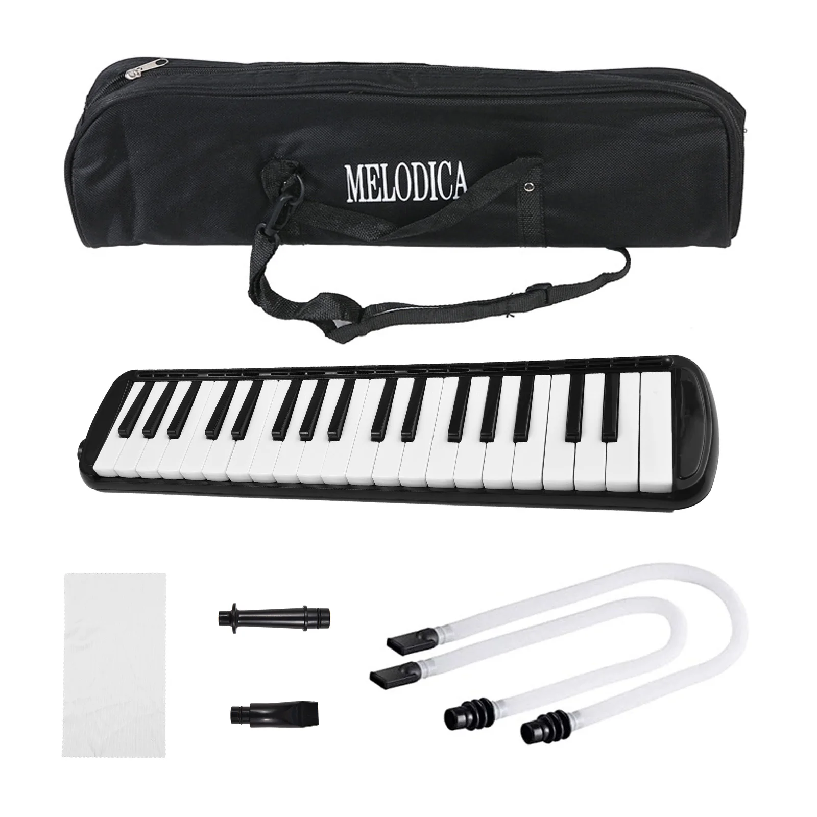 37 Tasten Melodica Instrument Melodica Air Piano Tastatur mit 2 Soft Blow Pipe 2 Blas düsen Melodica Blasinstrumente Image