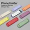 Bunte Metall Handy halter für iPhone 13 14 15 Xiaomi Streifen Form Stand Back Aufkleber einfache tragbare Smartphone-Halterung