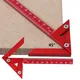 1pc Dreieck Lineal Scriber Gauge Center Scribe Messwerk zeug Center Finder Holz bearbeitung Grad