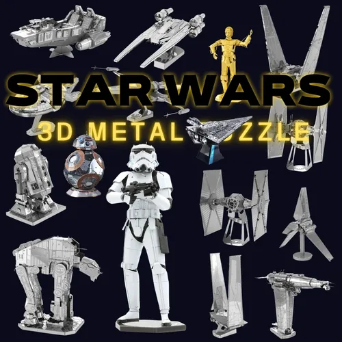 3D Metall Puzzle DIY Puzzle Kunst Gebäude Autos Imperial Storm troope Modell Spielzeug für