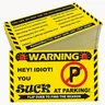 Sie sind illegales Parken Parken Verletzung Aufkleber einfach zu entfernen 5x1 97 Zoll Auto