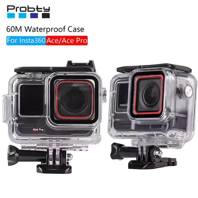 60M Dive Fall Wasserdichte Gehäuse Für Insta360 Ace/Ace Pro Schutzhülle Shell Für Insta360 Ace Pro Sport Kamera zubehör