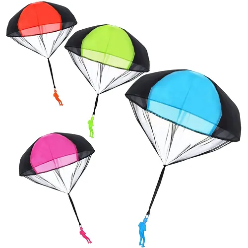 5 teile/los Fallschirm Spielzeug Keine Verwicklung Werfen Fallschirm Männer Outdoor Sport Spielzeug