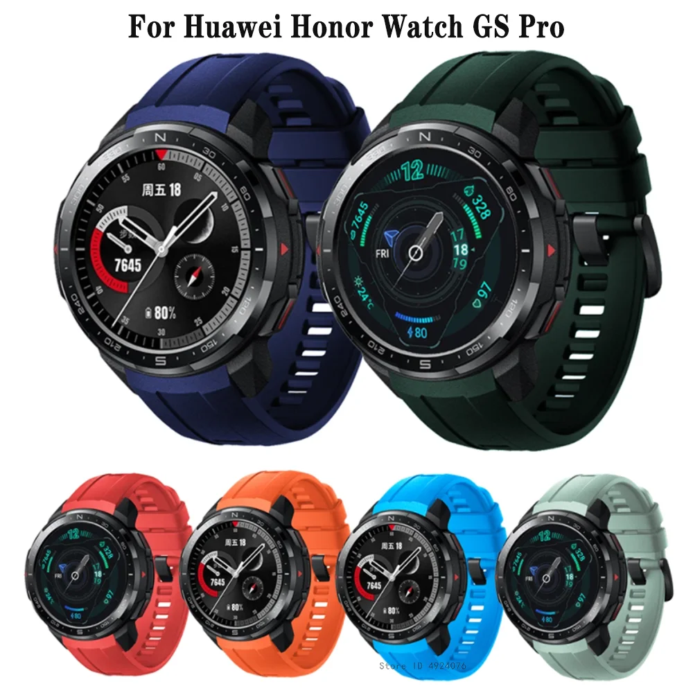 AKBNSTED Silikonband für Huawei Honor Watch GS Pro Ersatzarmband Armband Zubehör für Honor GS Pro Correa Image