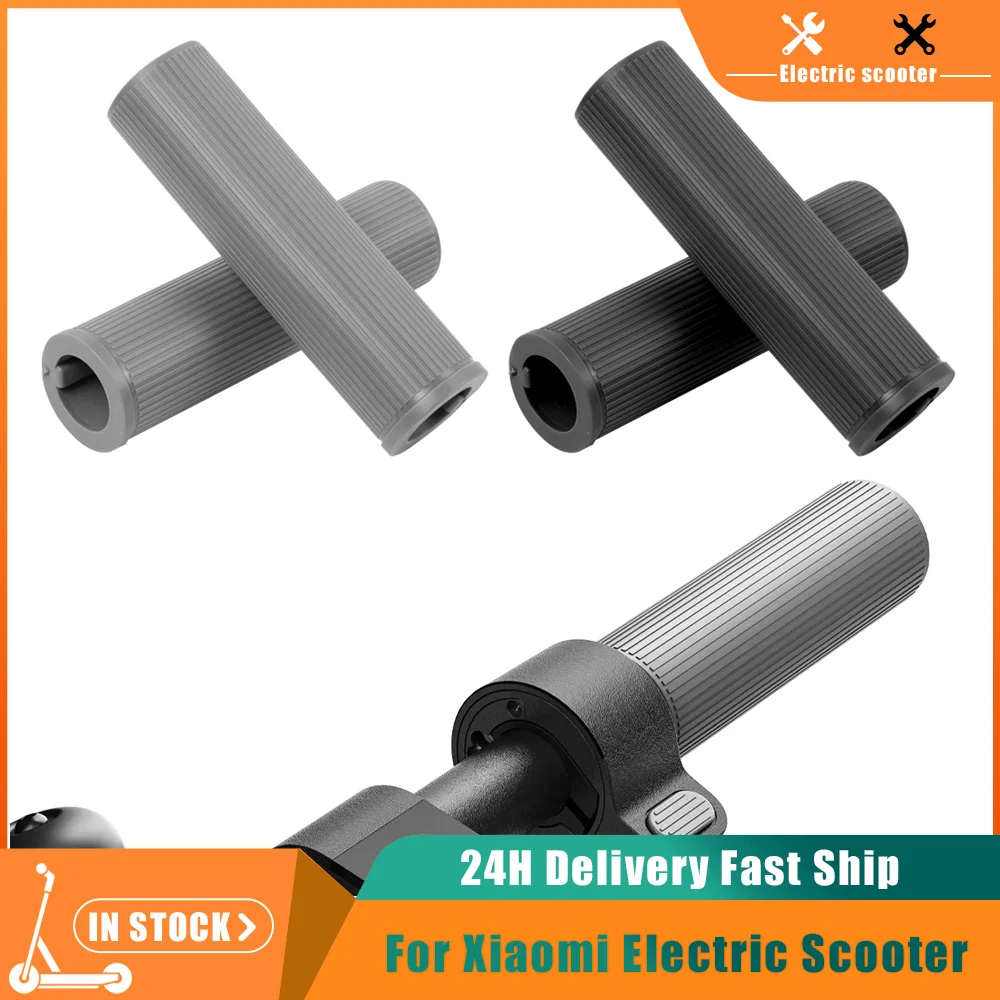 Gummi Silikon Abdeckung Anti-Slip Lenker Griffe Für Xiaomi 4 Pro Elektrische Roller M365 1S Grip Griff Hülse ersetzen Teile Image