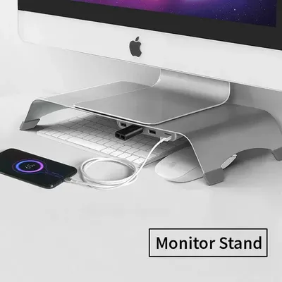 Universal Monitor Ständer Halter Aluminium Legierung Laptop TV PC Monitor Ständer Halterung Organizer Home Office Desktop Monitor Riser