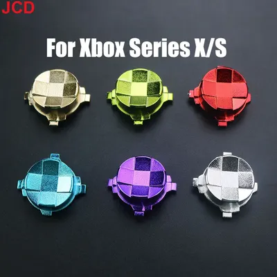 Jcd 1 stücke ersatz dpad d pad plating taste richtung taste kreuz tasten für xbox serie x/s Image