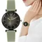 Mode Damen uhr weiches Silikon armband Matcha grüne Uhr für Damen Quarz Armbanduhr Damen uhr