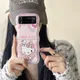 Gewellte Telefon hülle für Samsung Galaxy Z Flip 4 5 3 süße rosa Hallo Kitty Cinna moroll Sanrio