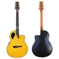 Ovation Modell 41 Zoll Runde Zurück Elektrische Akustische Gitarre Cutaway Design 6 Saiten Folk Stil