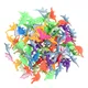 100 Pcs Tiny Dinosaurier Figuren Puzzle Spielzeug Kunststoff Tier Modell Kinder Spielzeug Solide