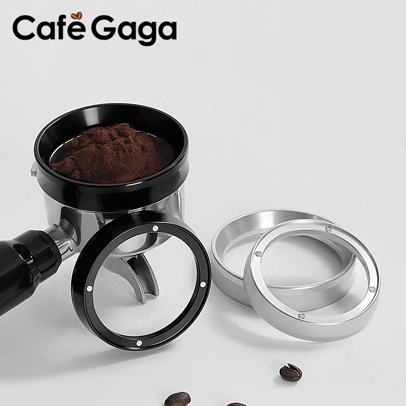 Kaffee Dosier ring 51mm 53mm 58mm Espresso Dosier trichter magnetisch für Delonghi Brevi lle Sieb träger Barista Werkzeuge Zubehör Image