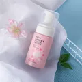 Lalkou japan sakura reinigungs mousse gesichts reiniger 100ml schrumpfen poren tief sauber öl