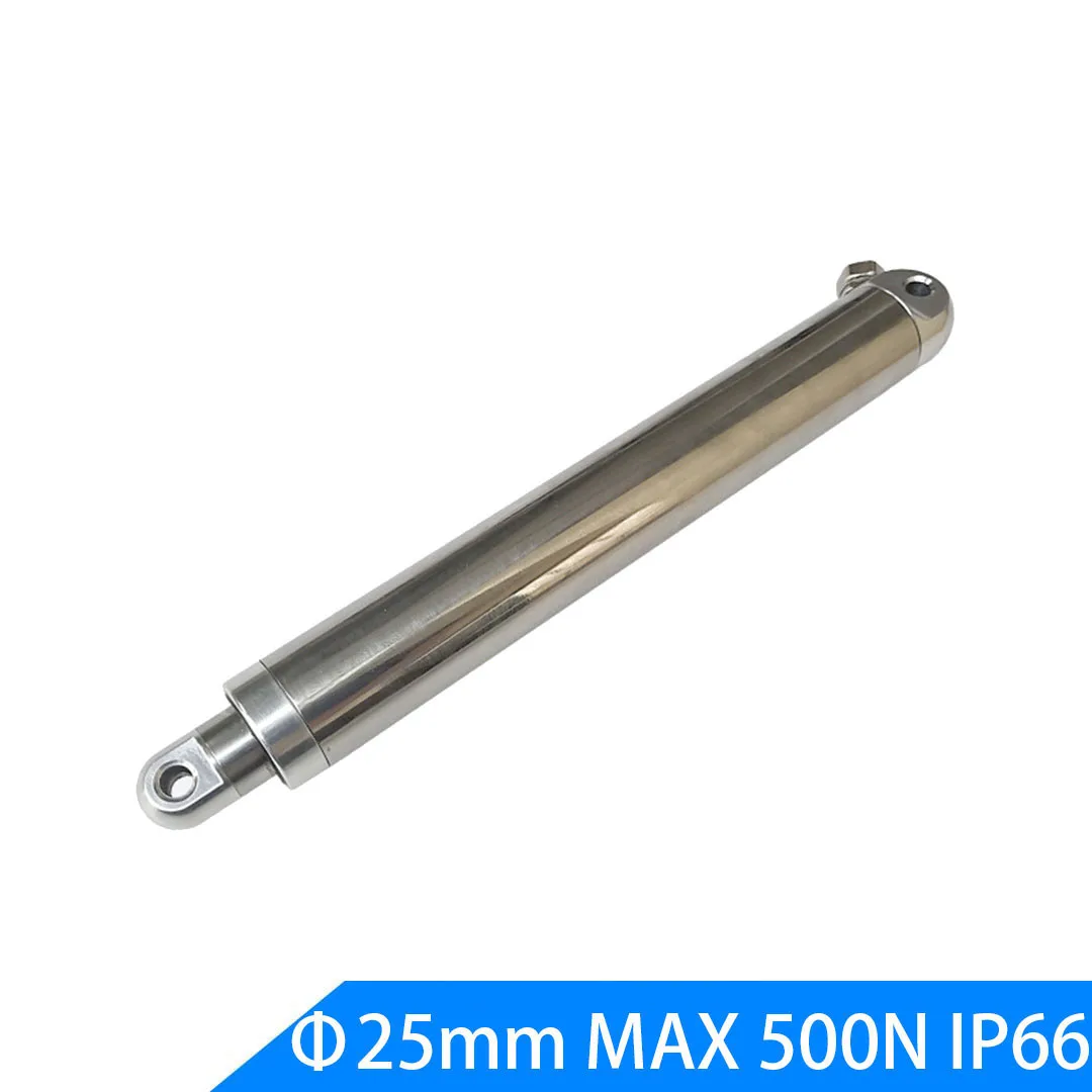 25 mm Linearantrieb, wasserdicht, IP66, maximale Belastung 50 kg, Grenzstromschutz für Boot, Fenster, Tür, Bett, Schreibtisch, Heben