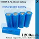 Neue 3 7 Batterie 1200 V 3 7 mAh wiederauf ladbare Lithium-Ionen-Batterie V spezielle