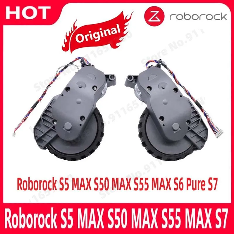Original Roborock S5 MAX S50 MAX S55 MAX S6 Pure S7 Links Und Rechts Laufräder Teile Staubsauger Rad Zubehör Image