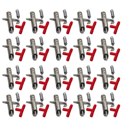 20 Stück automatische Kaninchen-Nippeltränke, Tierwasser-Fütterungswerkzeuge, Kaninchen, Hase, Image
