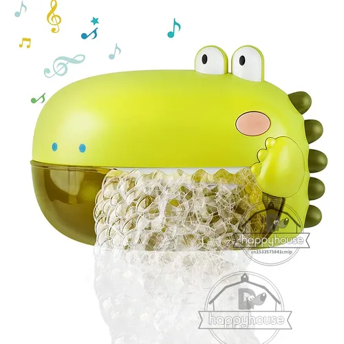 Baby Bad Spielzeug für Kinder Musik Dinosaurier Krabben Blase Maschine Bad Spielzeug Badewanne Seife