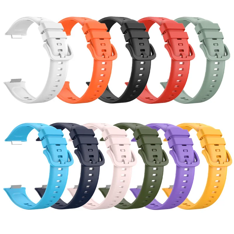 Silikon band für Huawei Uhr fit 2 Armband Smartwatch Zubehör Ersatz Armband Armband Huawei Uhr Fit2 neues Armband Image