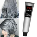 Graue Farbe Haar färbemittel Creme Unisex rauchgrau Punk-Stil 100ml hellgraues Silber dauerhafte