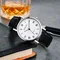 Männer Uhren Business Armbanduhr Luxus Leder armband analoge Uhren Quarz Armbanduhren Uhr Männer