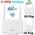 4g lte cpe wifi router modem 300mbps 4g router wifi repeater drahtlose modem externe antenne mit sim