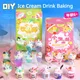 DIY Dessert Chef Creme Gummi Guka 3d Aufkleber Ton imitieren Lebensmittel für Mädchen Simulation Eis