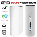 Wifi6 cpe 5g router 1800mbps 2 4g 5g dual band modem router wifi repeater mit sim kartens teck platz