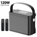 120W High Power Wireless Portable Mikrofon Bluetooth Lautsprecher leistungsstarke Soundbox Familie