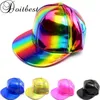 Doitbest Frauen pu Leder Baseball mütze Herren Hip Hop Frühling große Jungen Mädchen Snapback Caps Anzug für Teenager Liebhaber Tanz party