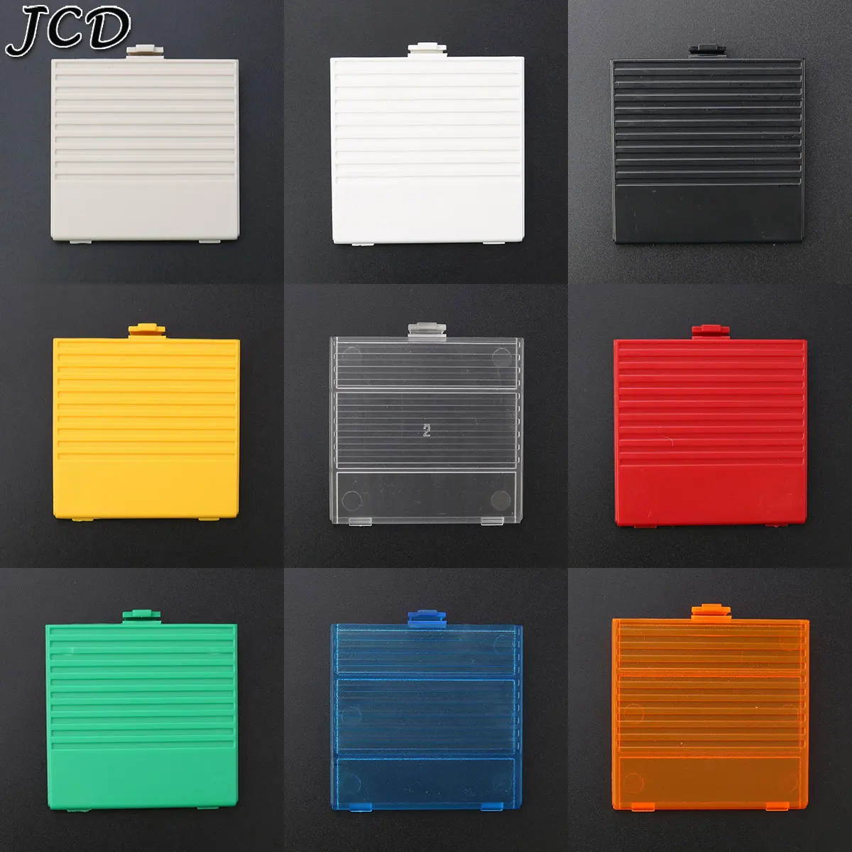 Jcd 2 stücke für gameboy classic gb dmg batterie abdeckung fall ersatz für spiel junge konsole batterie tür zurück batterie deckel tür schale Image