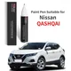 Farb stift geeignet für Nissan Qashqai Farb fixierer Perl glanz weiß Perle weiß Bernstein Gold Auto