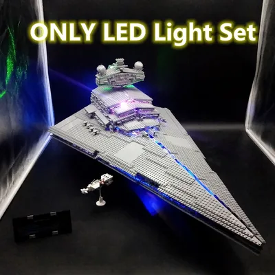 Auf Lager RC LED-Licht-Set für kompatibel mit Lego 10030 05027 Imperial Star Destroyer Bausteine Blöcke Zubehör