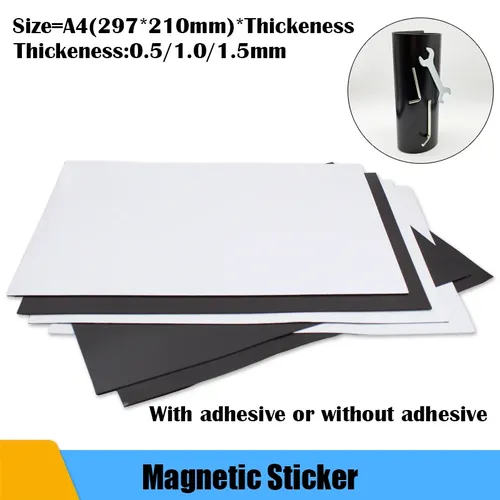 A4 magnet blatt kleber schwarz gummi magnet matte für kühlschrank foto und bild kühlschrank magnete