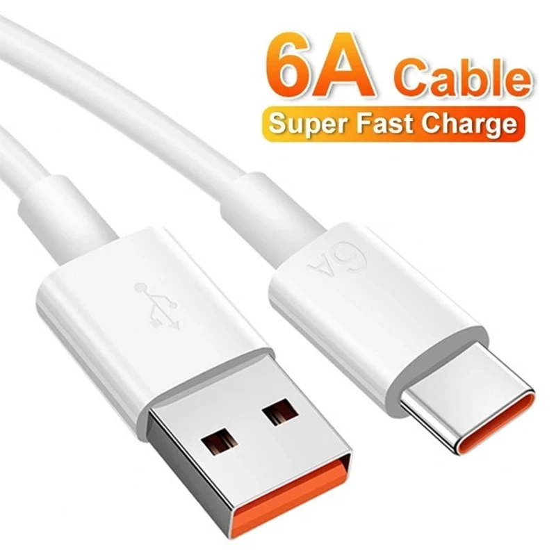 6A 66W Superschnellladung Typ C USB-Kabel für Huawei Honor Xiaomi Redmi OPPO VIVO Realme iQOO Android USB C Schnellladegerät Image