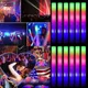 15/30pcs LED Leuchtstäbe Bulk bunte RGB Schaum Licht Cheer Tube dunklen Geburtstag Hochzeit Dekor