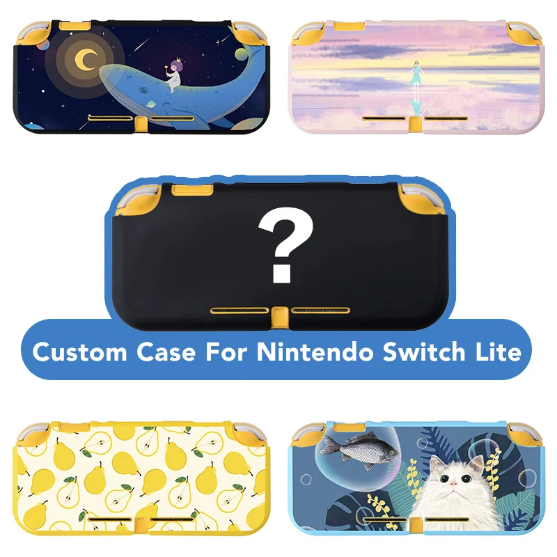 Für Nintendo Schalter Lite Benutzerdefinierte Nette Fall Schutz Shell TPU Weichen Aufkleber Abdeckung Image
