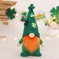 St patricks day tomte gnom gesichtslose puppe st patricks day dekorationen irland glücklicher elfen