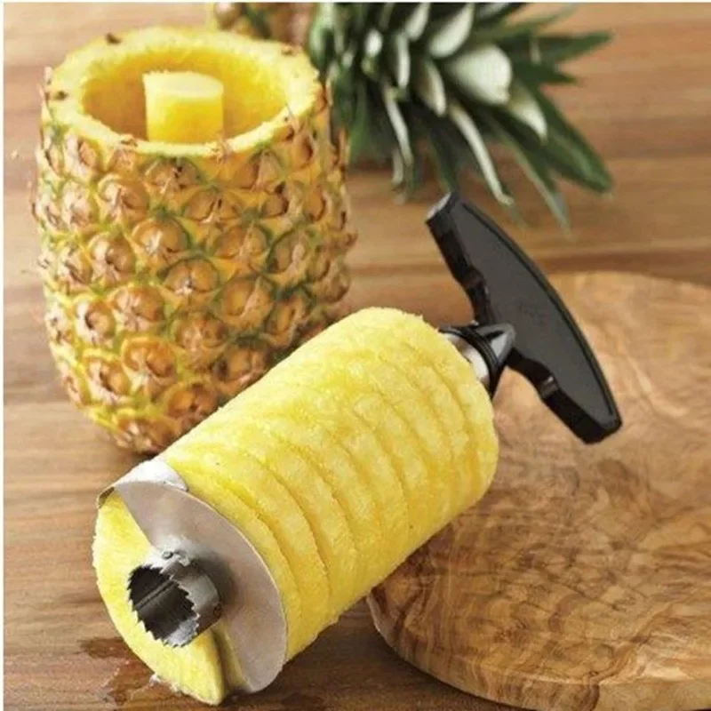 Ananas Slicer Schäler Cutter Parer Messer Edelstahl Küche Obst Werkzeuge Kochen Werkzeuge küche zubehör küche Gadgets