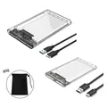 Typ-C transparente Box HDD-Gehäuse 3 1 Notebook 2 5 Zoll SSD Solid State mechanische mobile