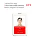 Arbeits-ID keine Batterie karte Eink Namensschild Smart Access Control Karten NFC-Etikett Epaper