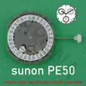 Pe50 Uhrwerk China Sunon Pe50 Quarzuhr werk Chrono Center Second/Chrono Min/Tag/Datum/24 Stunden