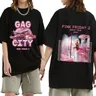 Nicki Minaj T-Shirt Knebel Stadt rosa Friday 2 Welttournee T-Shirts Männer Frauen Mode Hip Hop