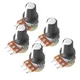 5Set WH148 Linear Rotary Taper Potentiometer 3Pin 1K-1M Ohm Variable Widerstände 15mm Welle mit weiß