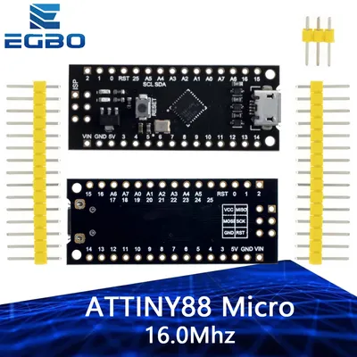 MH-Tiny ATTINY88 micro entwicklung bord 16Mhz /Digispark ATTINY85 Verbesserte/NANO V 3,0 ATmega328 Extended Kompatibel für Arduino Image