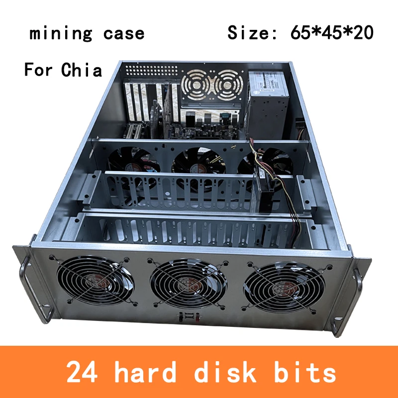 4U server fall für grafikkarte motherboard 24 disk chassis rahmen server direkte verbindung 24 festplatte bit ATX standard Image