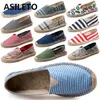Asileto neue schwarze Retro Vintage Damen Damen lässige Espa drilles Schuhe für Frauen größere Größe